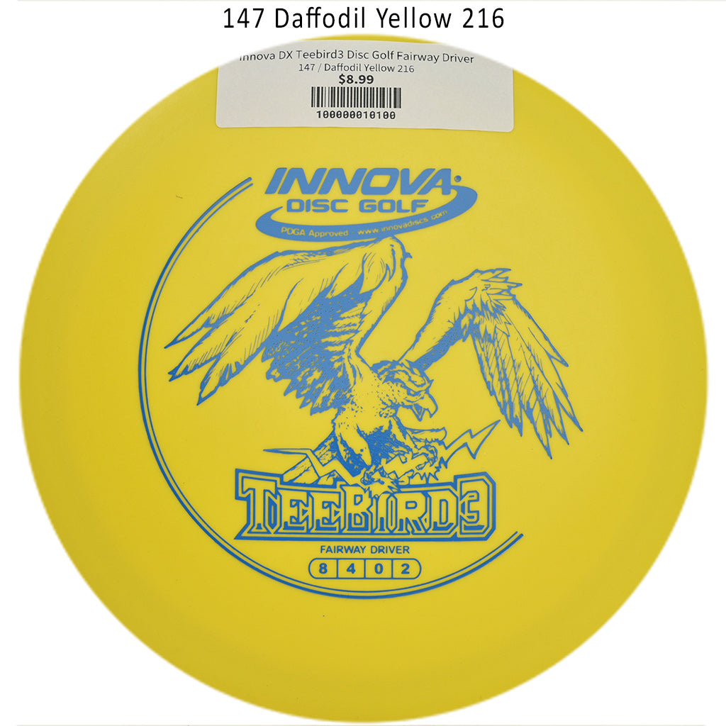 innova-dx-teebird3-disc-golf-fairway-driver 147 Daffodil Yellow 216
