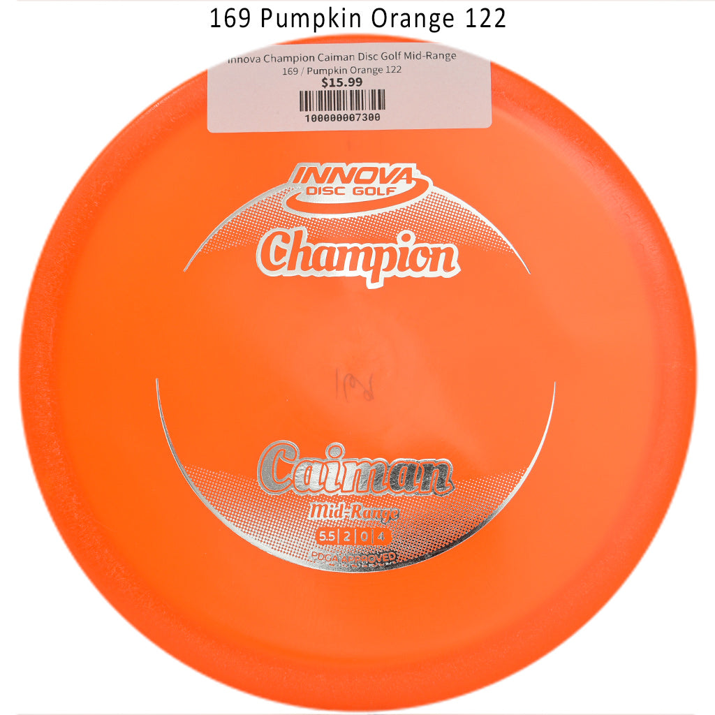innova-champion-caiman-disc-golf-mid-range 169 Pumpkin Orange 122