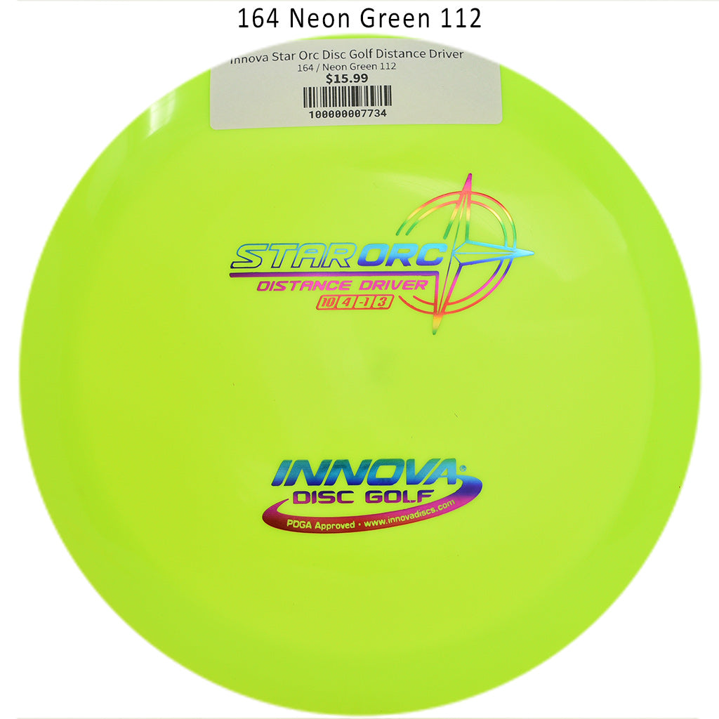 innova-star-orc-disc-golf-distance-driver 164 Neon Green 112