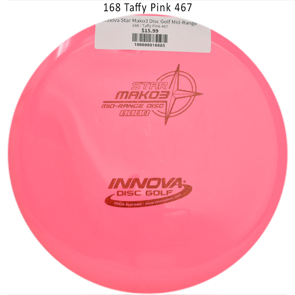 innova-star-mako3-disc-golf-mid-range 168 Taffy Pink 467