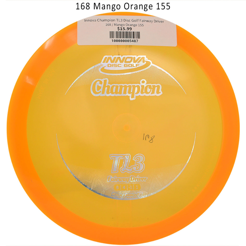 innova-champion-tl3-disc-golf-fairway-driver 168 Mango Orange 155