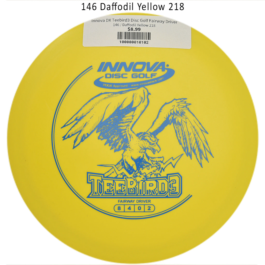 innova-dx-teebird3-disc-golf-fairway-driver 146 Daffodil Yellow 218
