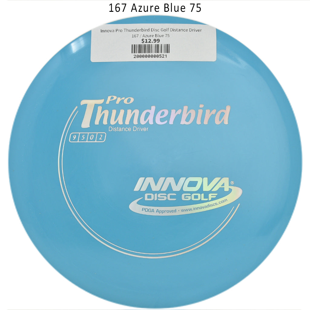 innova-pro-thunderbird-disc-golf-distance-driver 167 Azure Blue 75 