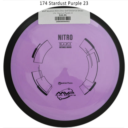 mvp-neutron-nitro-disc-golf-distance-driver 174 Stardust Purple 23 