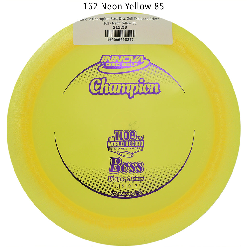 innova-champion-boss-disc-golf-distance-driver 162 Neon Yellow 85