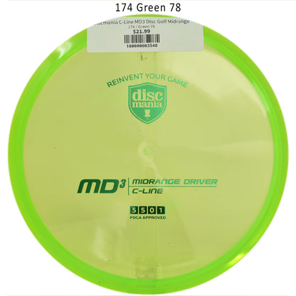 discmania-c-line-md3-disc-golf-midrange 174 Green 78