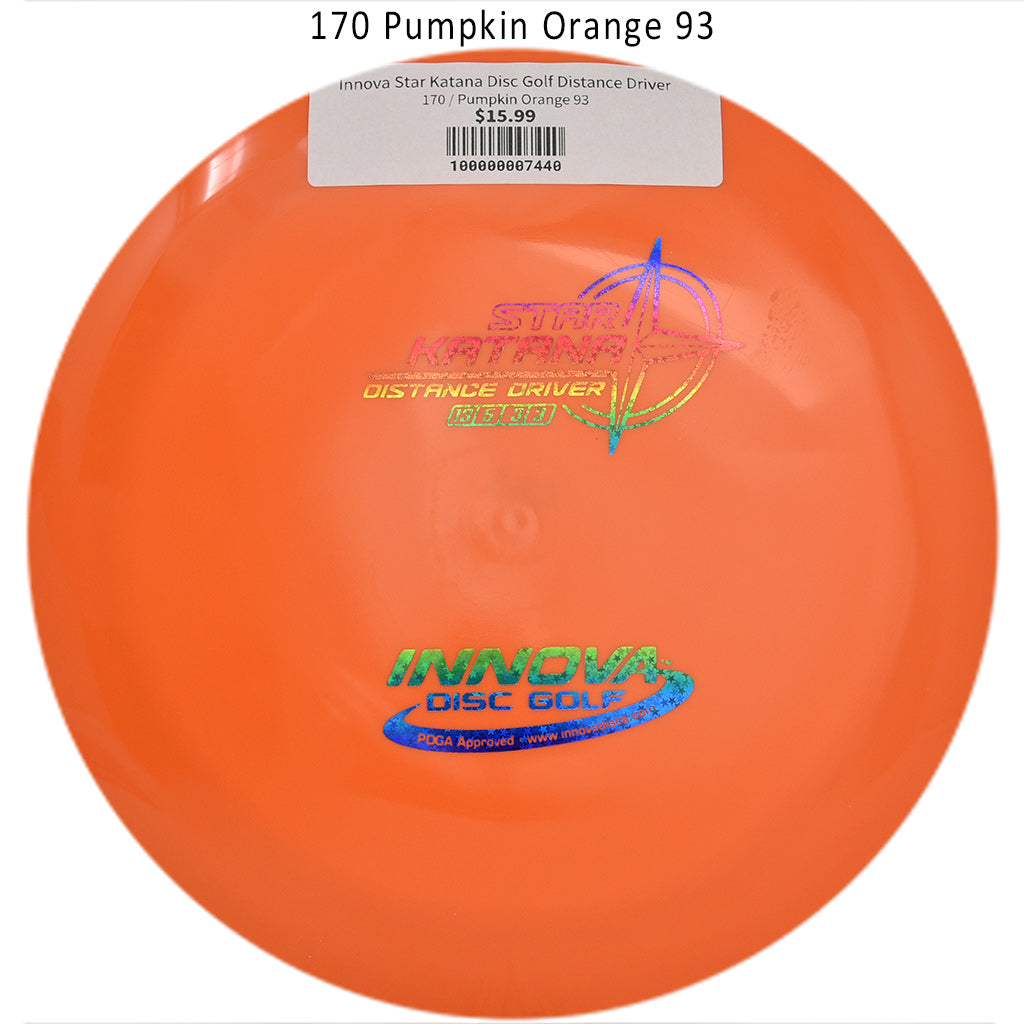 innova-star-katana-disc-golf-distance-driver 170 Pumpkin Orange 93
