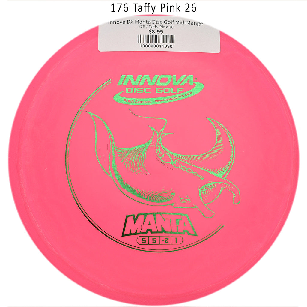 innova-dx-manta-disc-golf-mid-mange 176 Taffy Pink 26