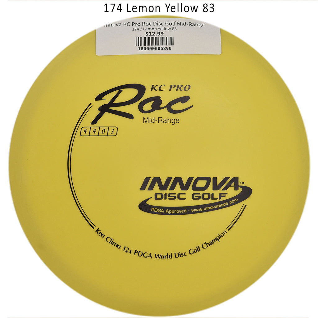innova-kc-pro-roc-disc-golf-mid-range 174 Lemon Yellow 83