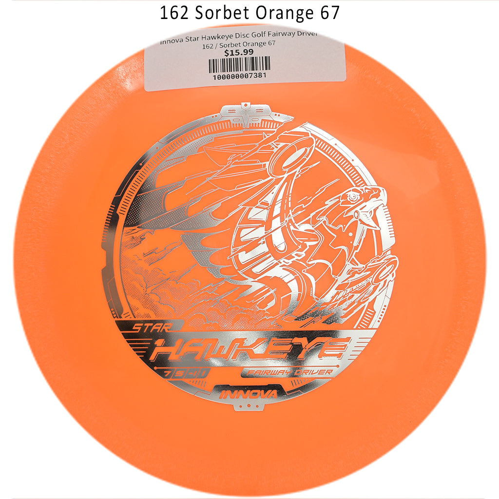 innova-star-hawkeye-disc-golf-fairway-driver 162 Sorbet Orange 67