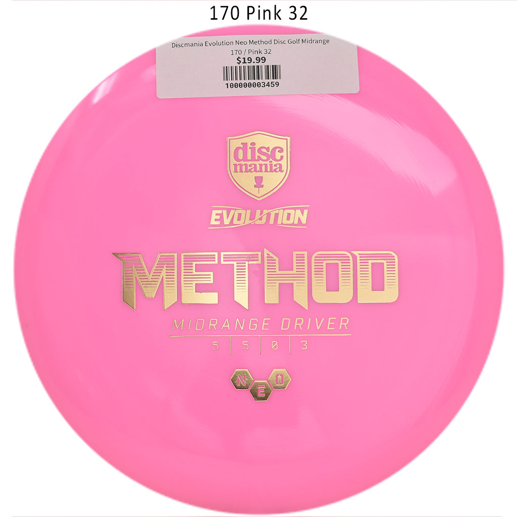 discmania-evolution-neo-method-disc-golf-midrange 170 Pink 32