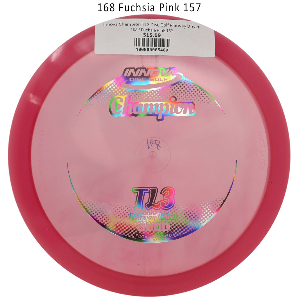 innova-champion-tl3-disc-golf-fairway-driver 168 Fuchsia Pink 157