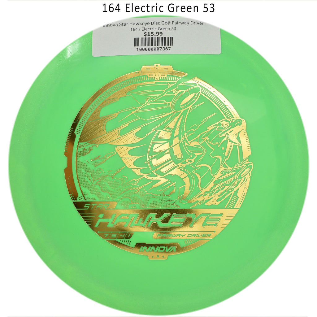 innova-star-hawkeye-disc-golf-fairway-driver 164 Electric Green 53