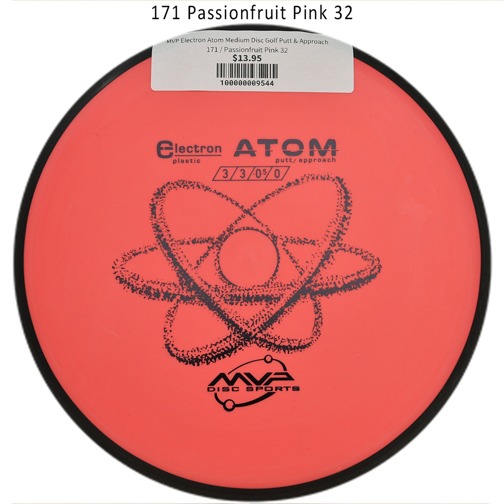 mvp-electron-atom-medium-disc-golf-putt-approach 171 Passionfruit Pink 32