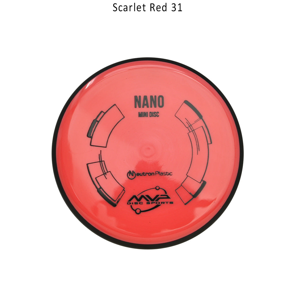 mvp-neutron-nano-disc-golf-mini-marker Scarlet Red 31 