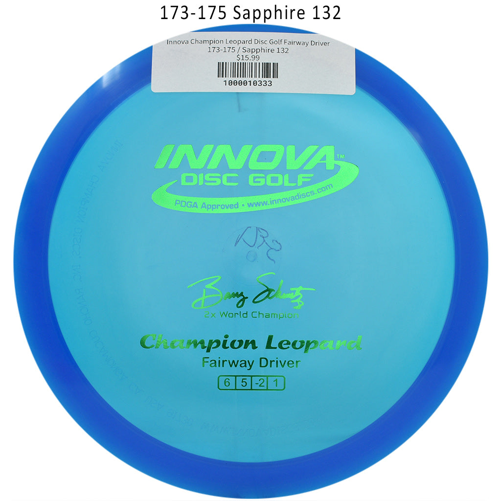 innova-champion-leopard-disc-golf-fairway-driver 173-175 Sapphire 132