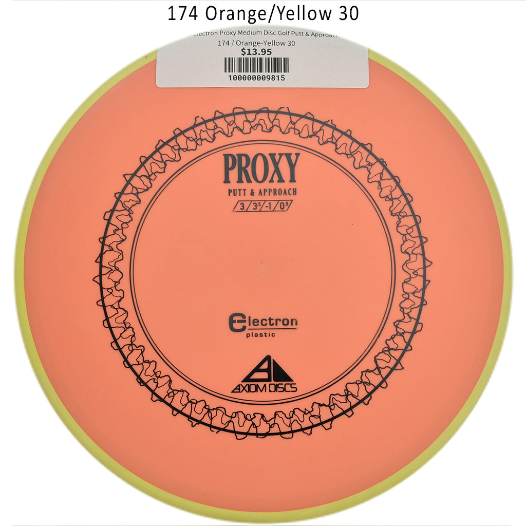 axiom-electron-proxy-medium-disc-golf-putt-approach 174 Orange-Yellow 30