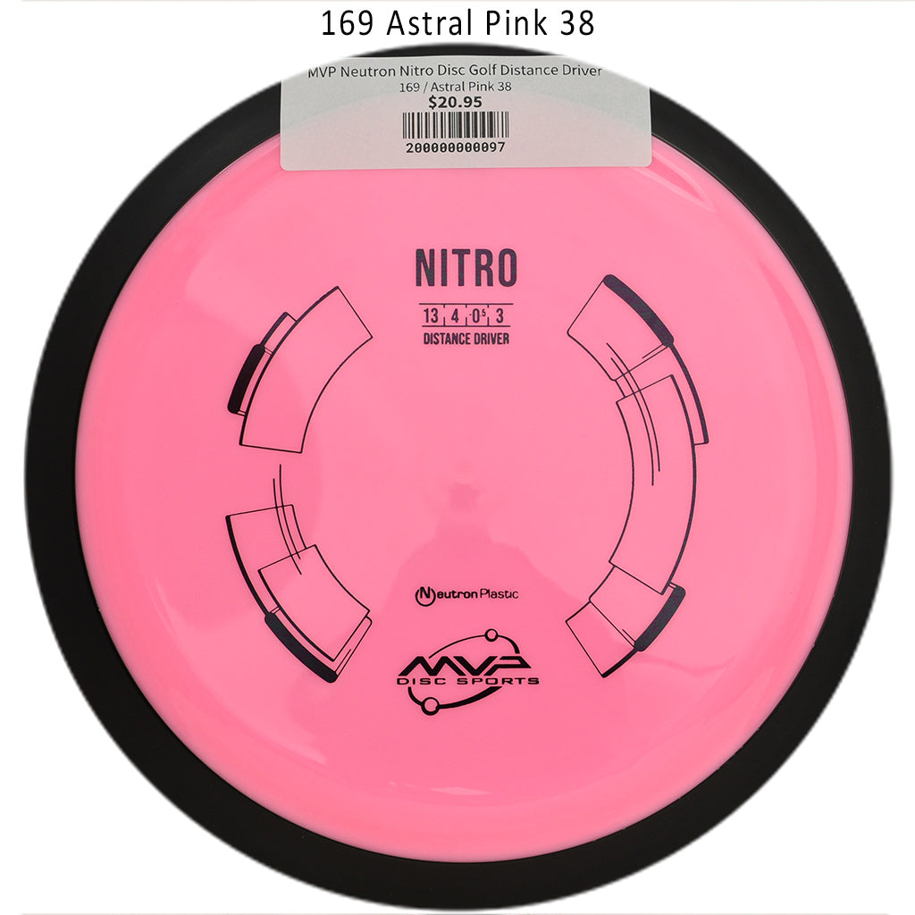 mvp-neutron-nitro-disc-golf-distance-driver 169 Astral Pink 38 