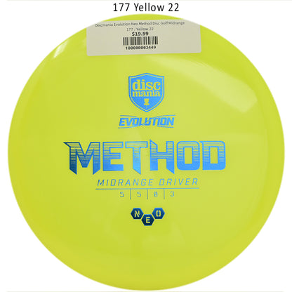 discmania-evolution-neo-method-disc-golf-midrange 177 Yellow 22