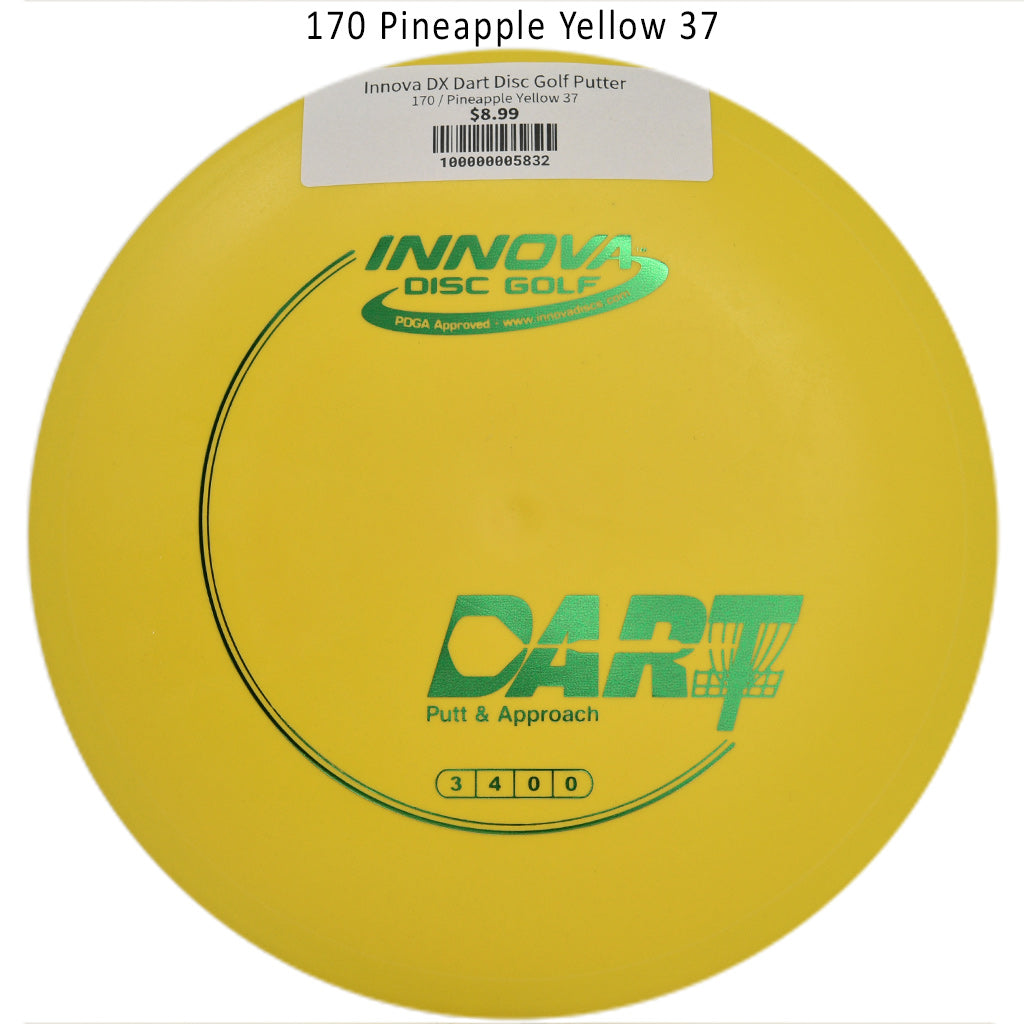 innova-dx-dart-disc-golf-putter 170 Pineapple Yellow 37