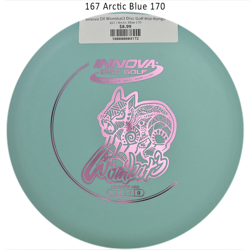 innova-dx-wombat3-disc-golf-mid-range 167 Arctic Blue 170 