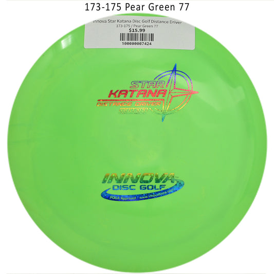 innova-star-katana-disc-golf-distance-driver 173-175 Pear Green 77