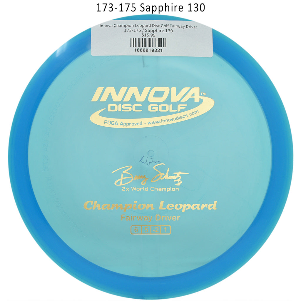 innova-champion-leopard-disc-golf-fairway-driver 173-175 Sapphire 130 