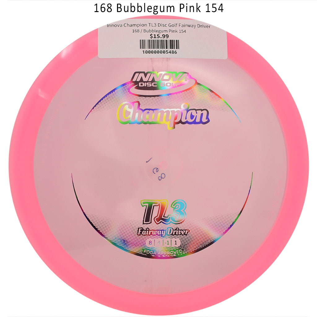 innova-champion-tl3-disc-golf-fairway-driver 168 Bubblegum Pink 154