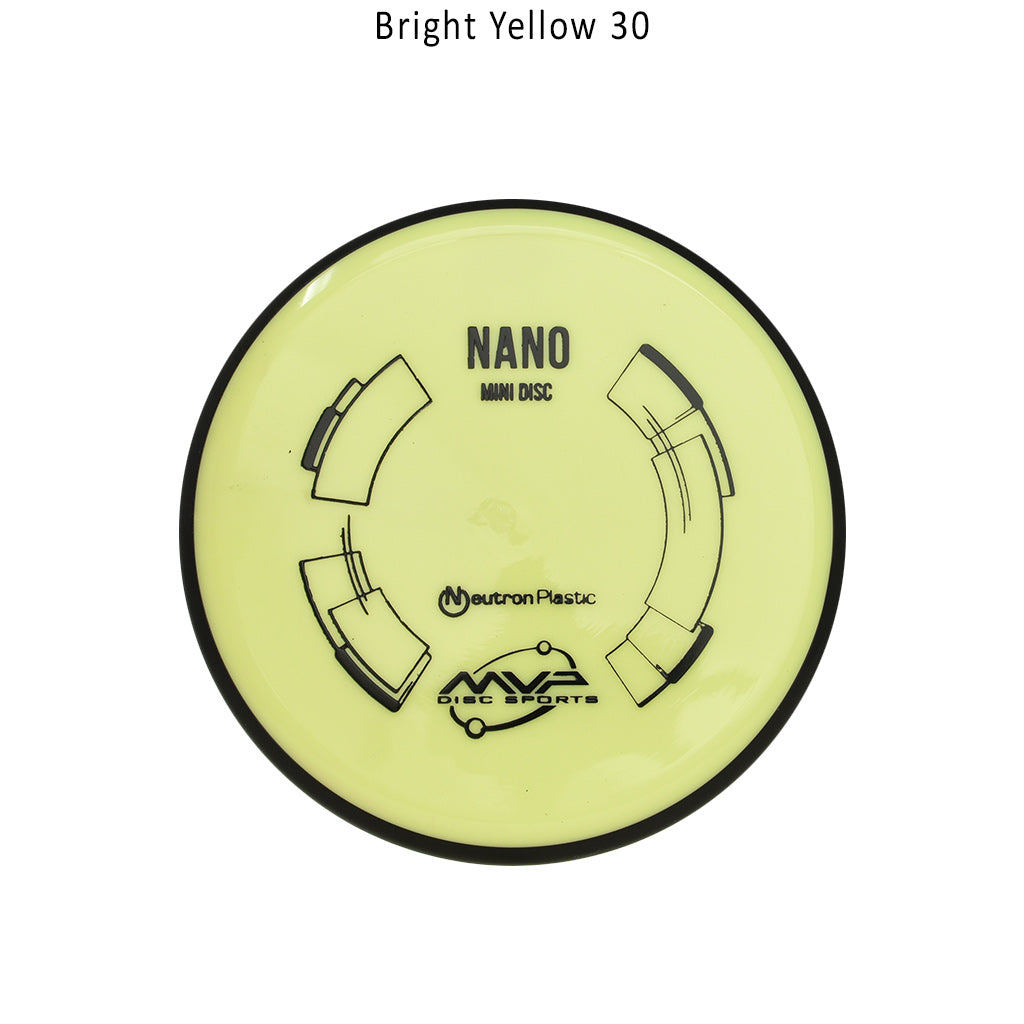 mvp-neutron-nano-disc-golf-mini-marker Bright Yellow 30 