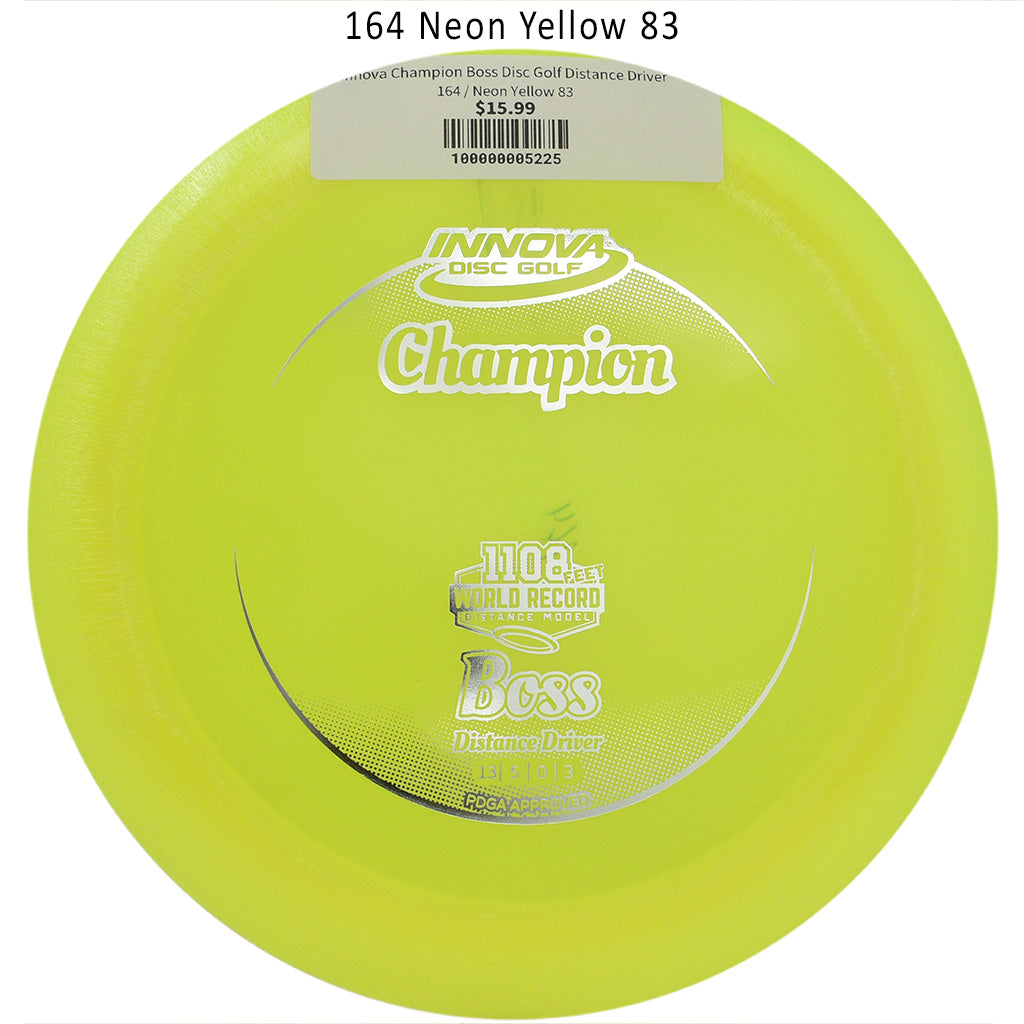 innova-champion-boss-disc-golf-distance-driver 164 Neon Yellow 83