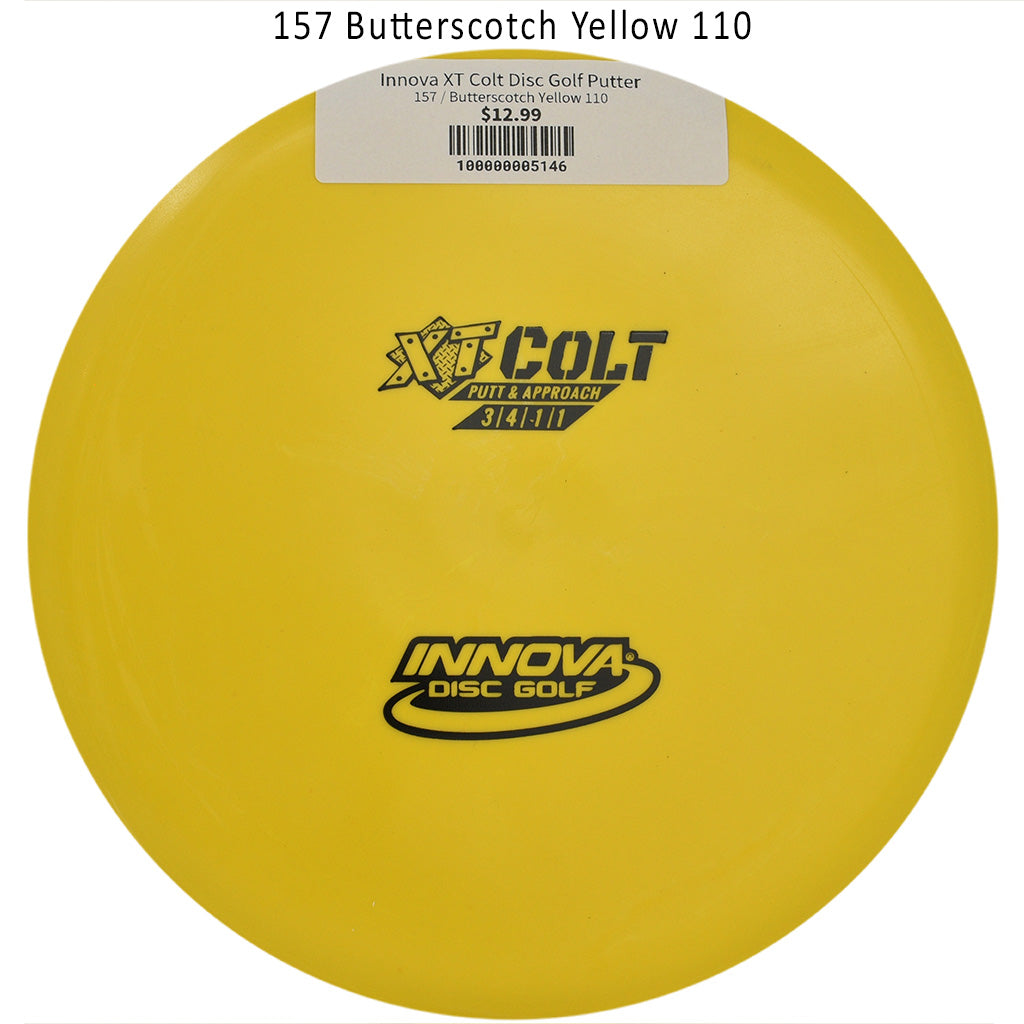 innova-xt-colt-disc-golf-putter 157 Butterscotch Yellow 110 