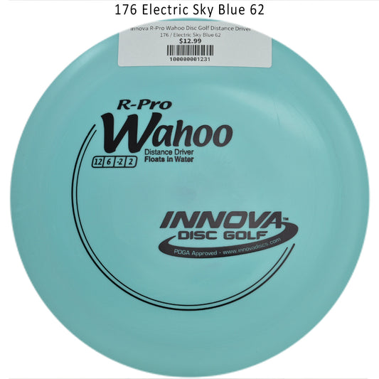 innova-r-pro-wahoo-disc-golf-distance-driver 176 Electric Sky Blue 62 