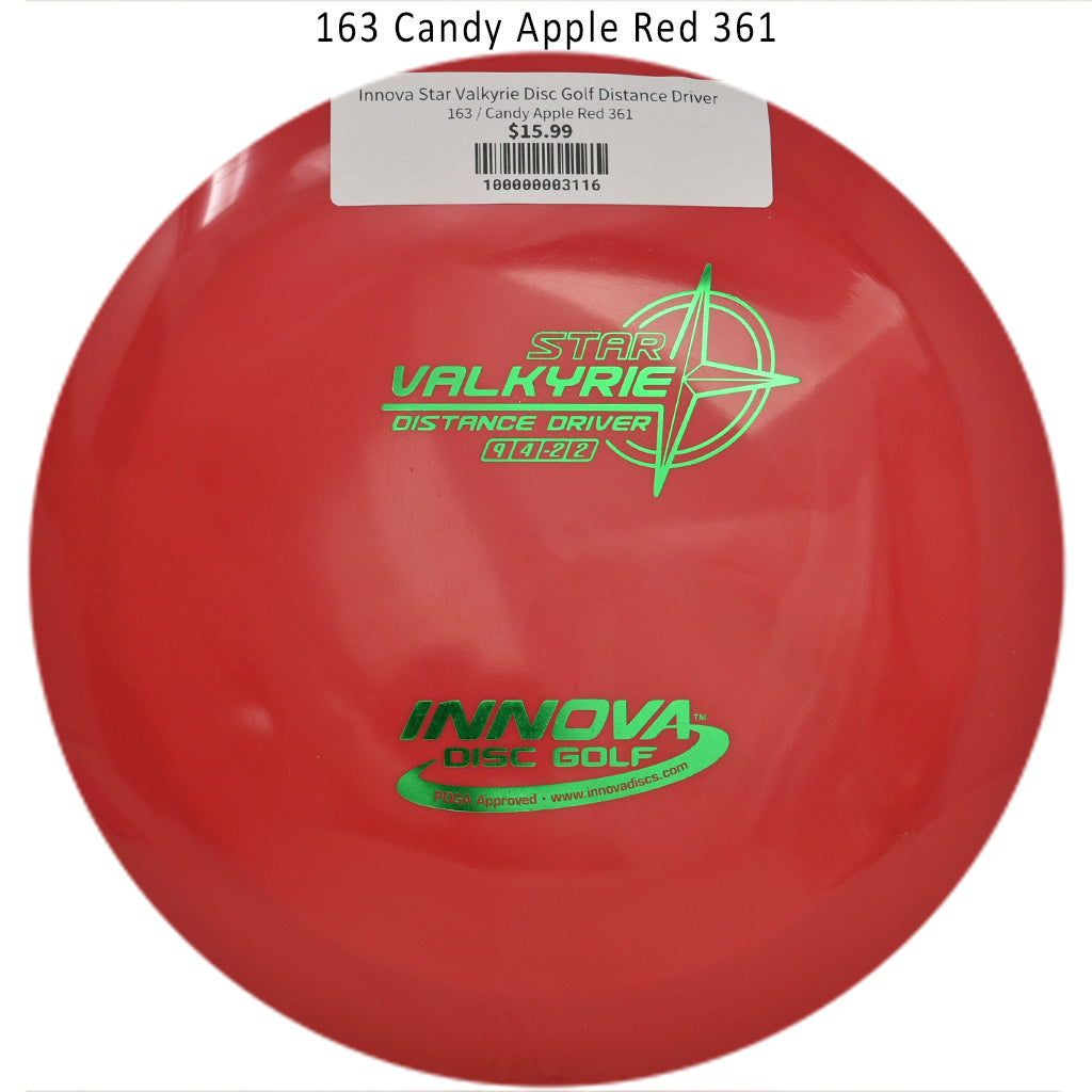 innova-star-valkyrie-disc-golf-distance-driver 163 Candy Apple Red 361