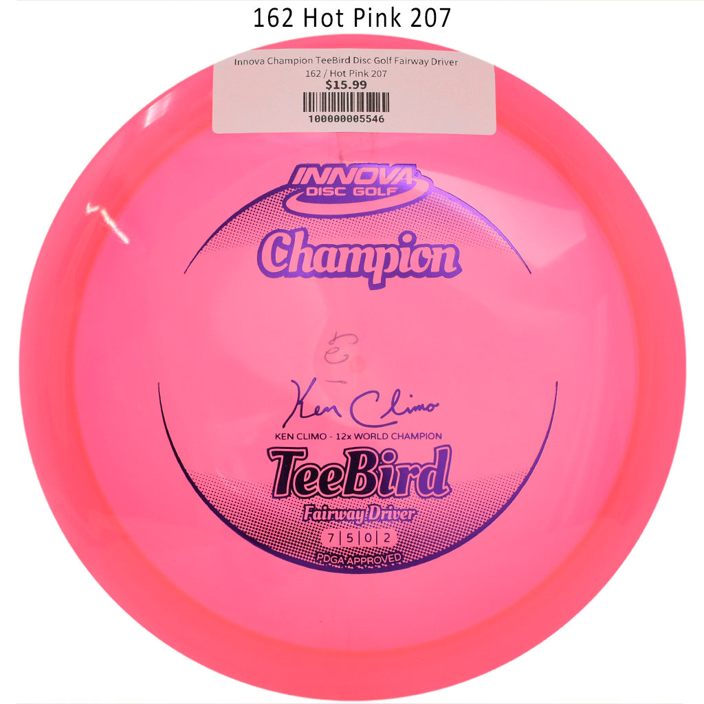 innova-champion-teebird-disc-golf-fairway-driver 162 Hot Pink 207