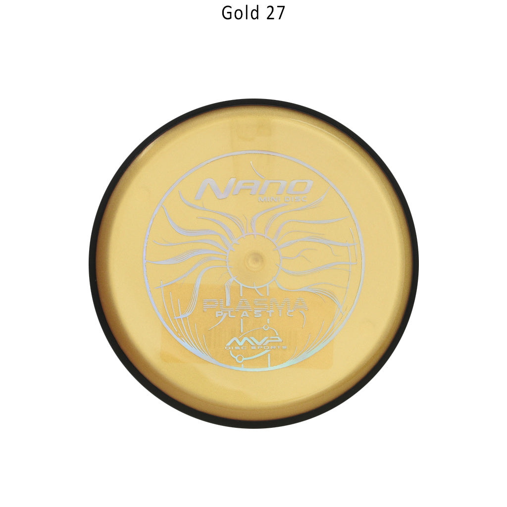 mvp-plasma-nano-disc-golf-mini-marker Gold 27 