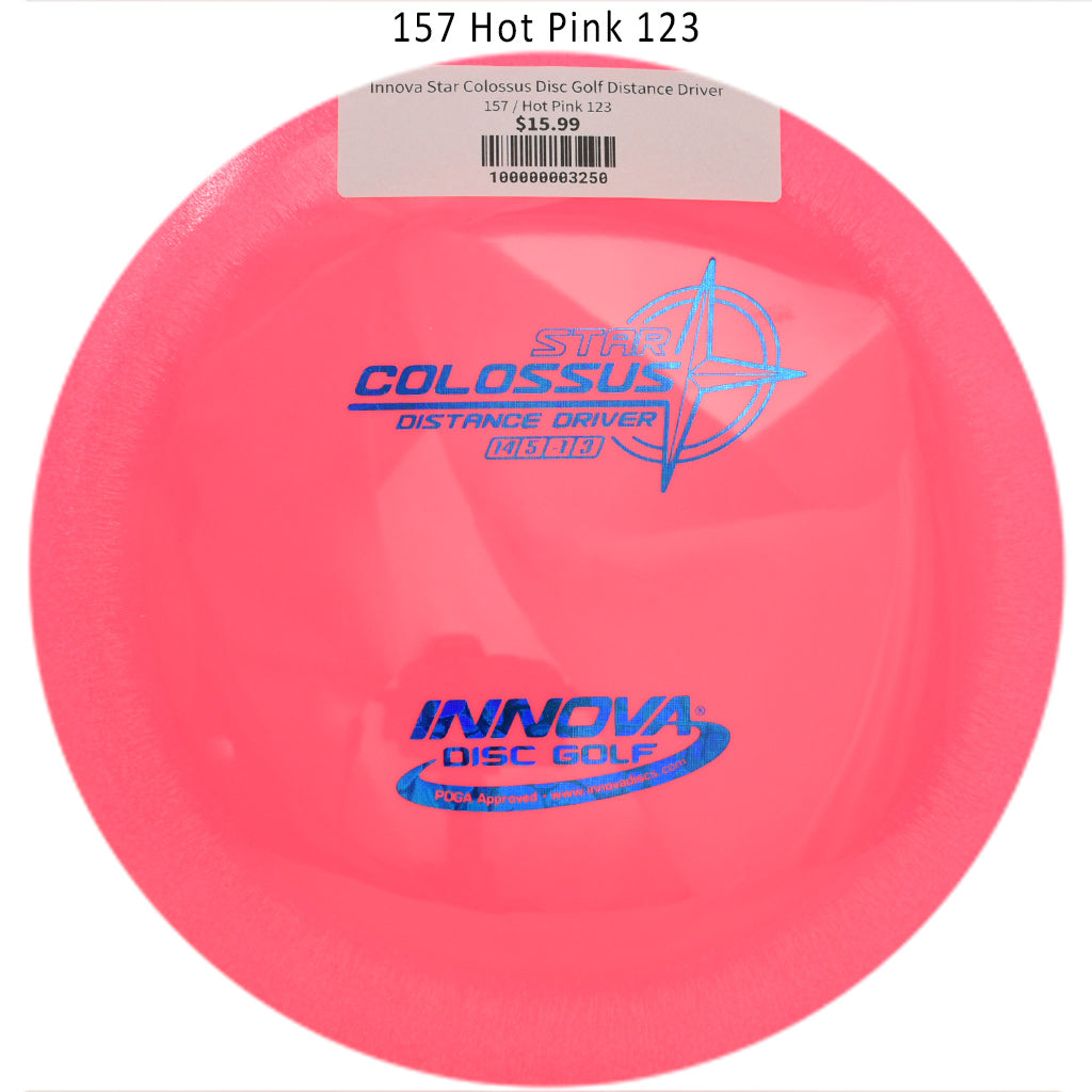 innova-star-colossus-disc-golf-distance-driver 157 Hot Pink 123