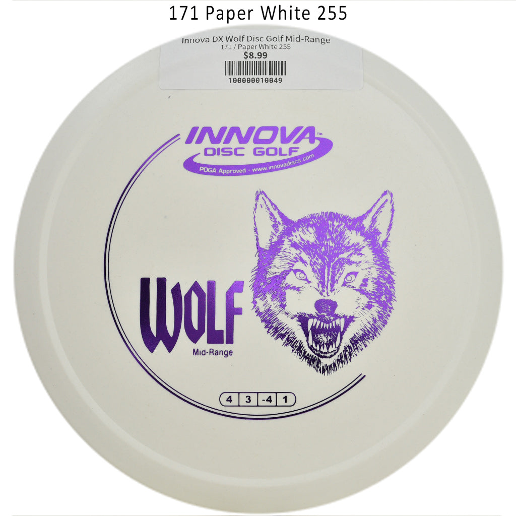 innova-dx-wolf-disc-golf-mid-range 171 Paper White 255 
