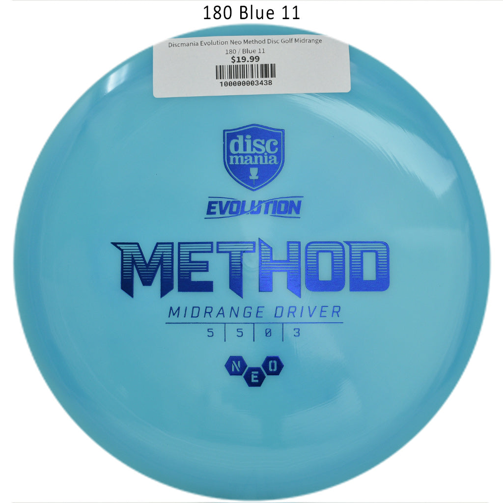 discmania-evolution-neo-method-disc-golf-midrange 180 Blue 11