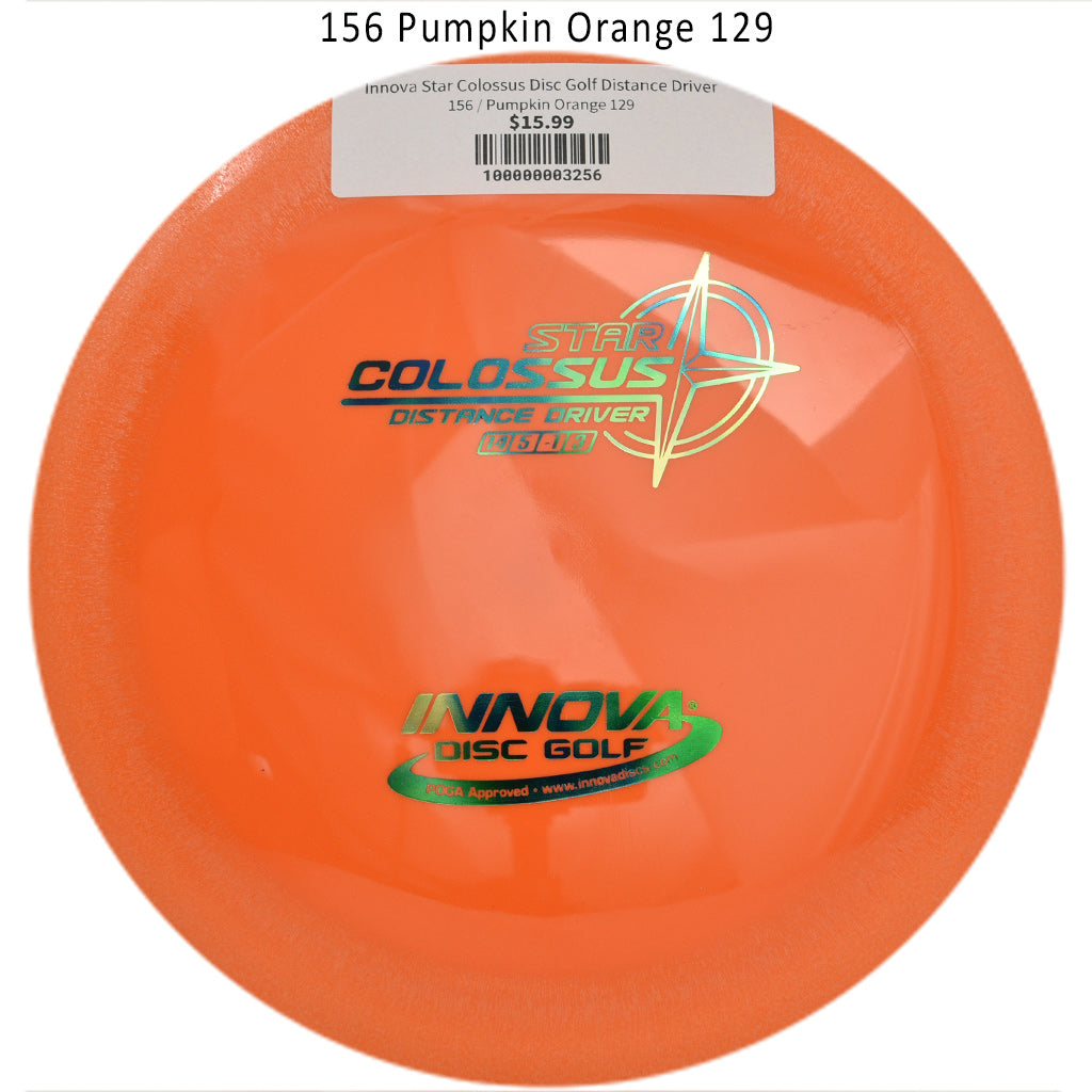 innova-star-colossus-disc-golf-distance-driver 156 Pumpkin Orange 129
