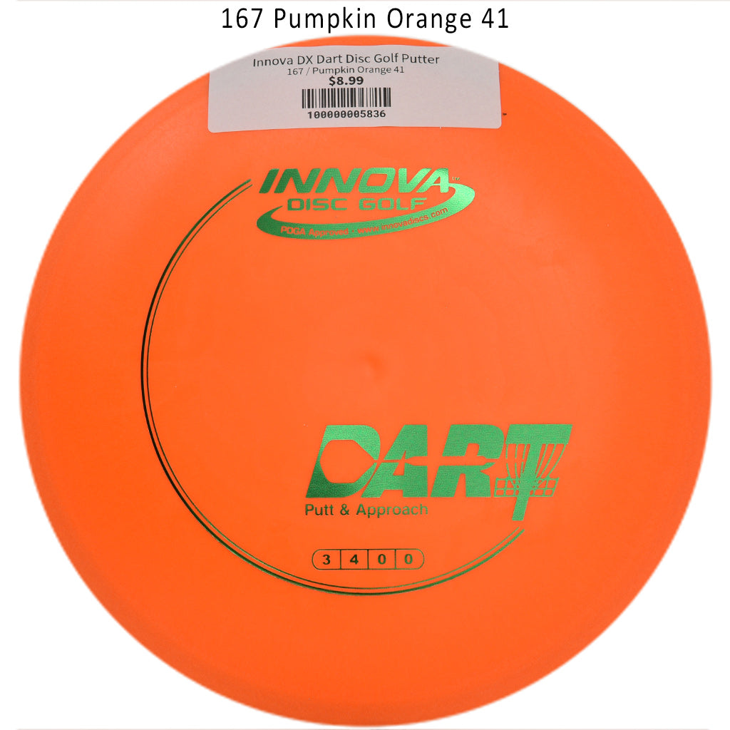 innova-dx-dart-disc-golf-putter 167 Pumpkin Orange 41 