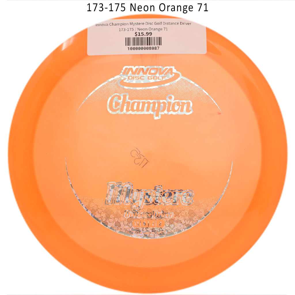 innova-champion-mystere-disc-golf-distance-driver 173-175 Neon Orange 71 