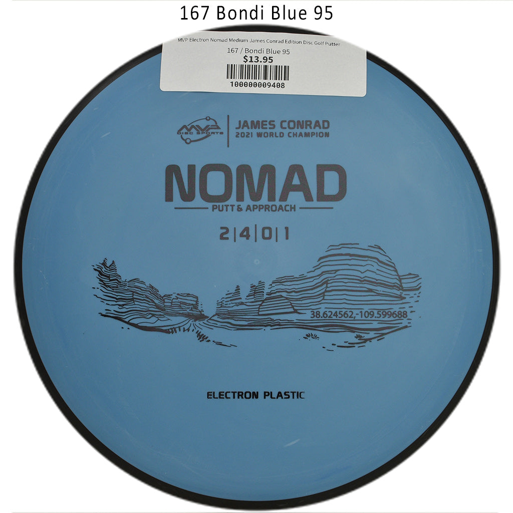 mvp-electron-nomad-medium-james-conrad-edition-disc-golf-putter 167 Bondi Blue 95 