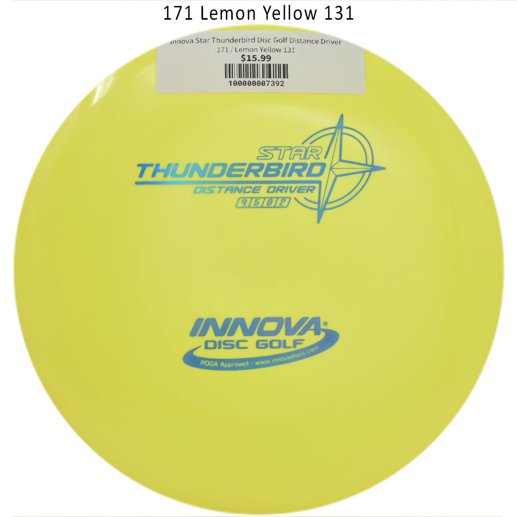 innova-star-thunderbird-disc-golf-distance-driver 171 Lemon Yellow 131