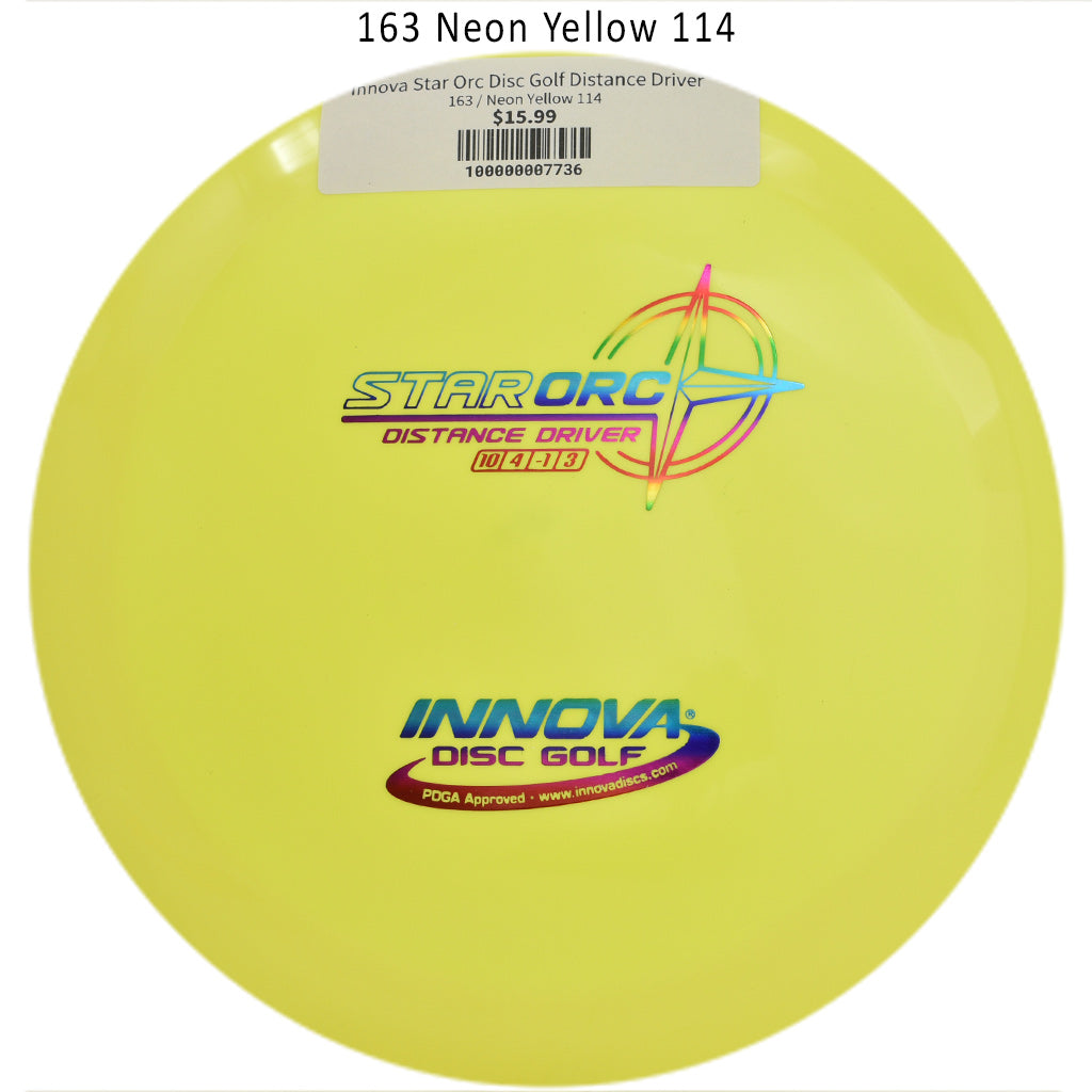 innova-star-orc-disc-golf-distance-driver 163 Neon Yellow 114