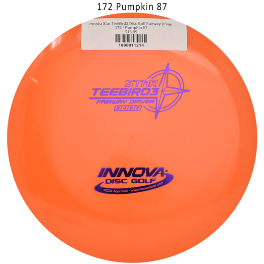 innova-star-teebird3-disc-golf-fairway-driver 172 Pumpkin 87