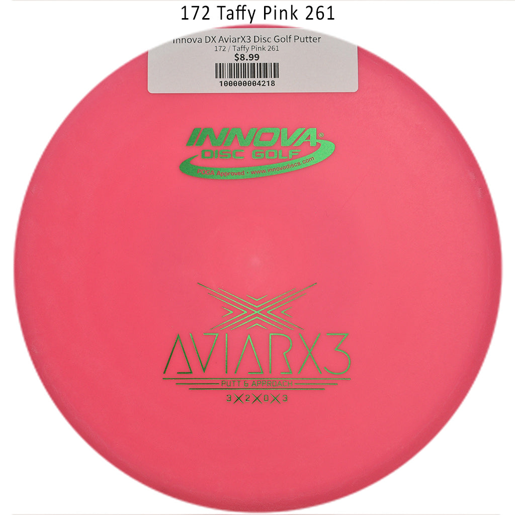 innova-dx-aviarx3-disc-golf-putter 172 Taffy Pink 261 