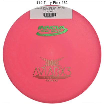 innova-dx-aviarx3-disc-golf-putter 172 Taffy Pink 261 