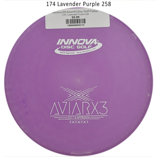 innova-dx-aviarx3-disc-golf-putter 174 Lavender Purple 258 