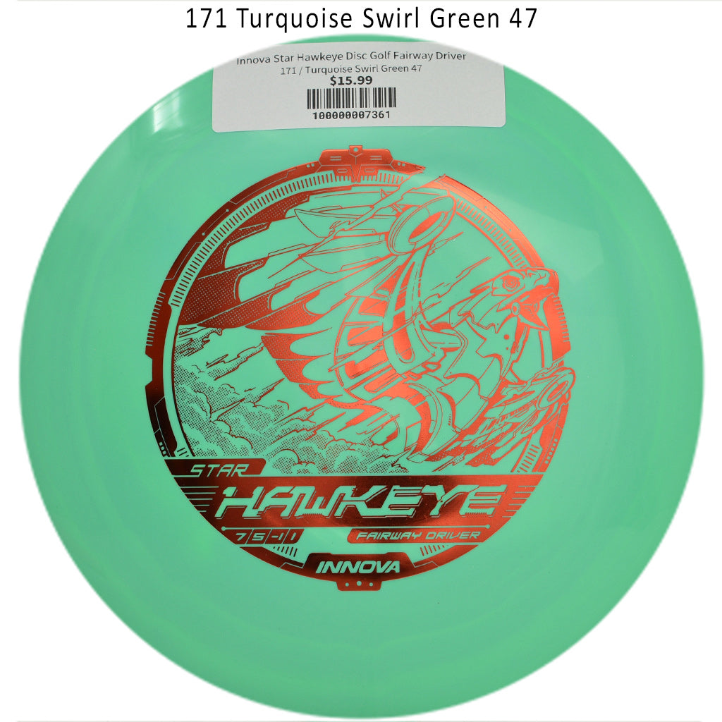 innova-star-hawkeye-disc-golf-fairway-driver 171 Turquoise Swirl Green 47
