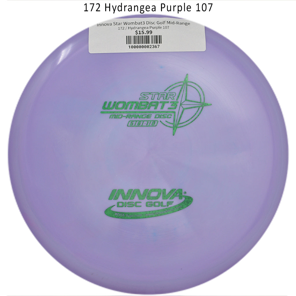 innova-star-wombat3-disc-golf-mid-range 172 Hydrangea Purple 107 